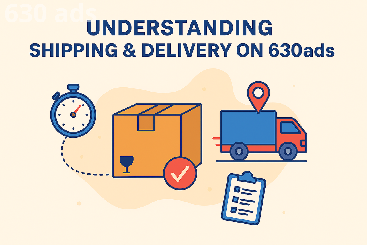 Understanding Shipping & Delivery on 630ads – Fast, Secure & Worldwide