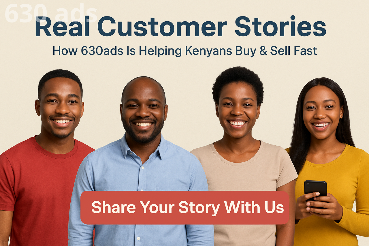 Real Customer Stories: How 630ads Is Helping Kenyans Buy & Sell Fast