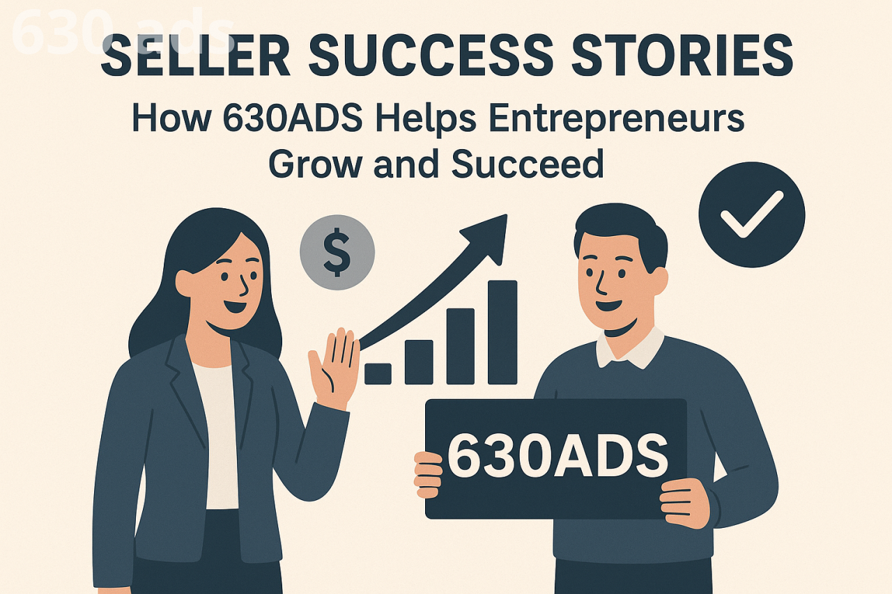 Seller Success Stories: How 630ads Helps Entrepreneurs Grow and Succeed