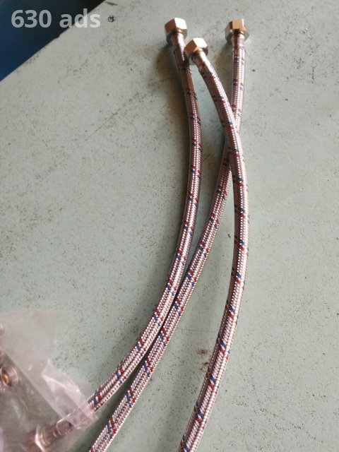 Flex Tube for Plumbing – All Sizes Available (1/2", 3/4", 1", 30cm–1m)